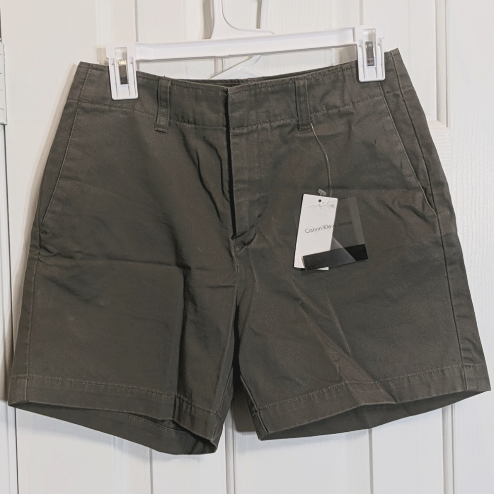 Calvin Klein Green Khaki shorts